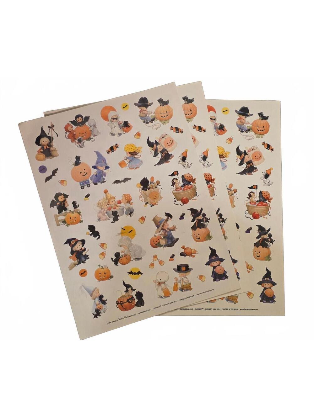 Vintage 1990s Current Inc "Teenie Halloweenies" Sticker Sheets – Morehead Art